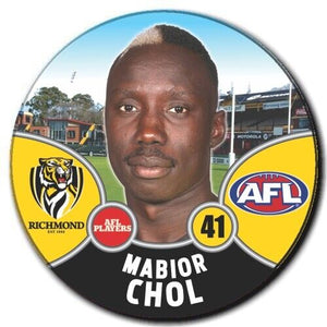 2021 AFL Richmond Player Badge - CHOL, Mabior