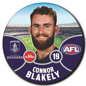2021 AFL Fremantle Dockers Player Badge - BLAKELY, Connor