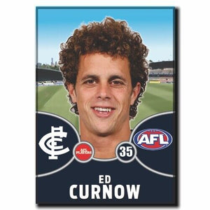 2021 AFL Carlton Player Magnet - CURNOW, Ed