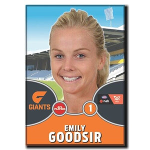 2021 AFLW GWS Player Magnet - GOODSIR, Emily
