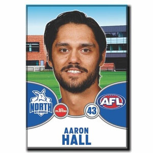 2021 AFL North Melbourne Player Magnet - HALL, Aaron