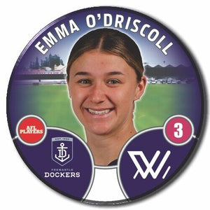 2022 AFLW Fremantle Player Badge - O'DRISCOLL, Emma
