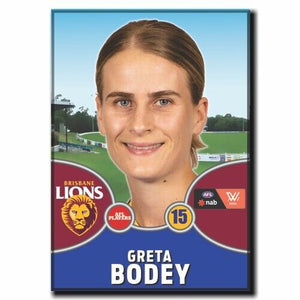2021 AFLW Brisbane Player Magnet - BODEY, Greta