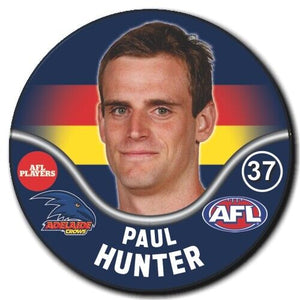 2019 AFL Adelaide Crows Player Badge - HUNTER, Paul