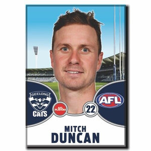 2021 AFL Geelong Player Magnet - DUNCAN, Mitch
