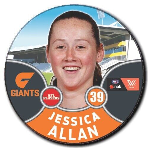 2021 AFLW GWS Badge - ALLAN, Jessica