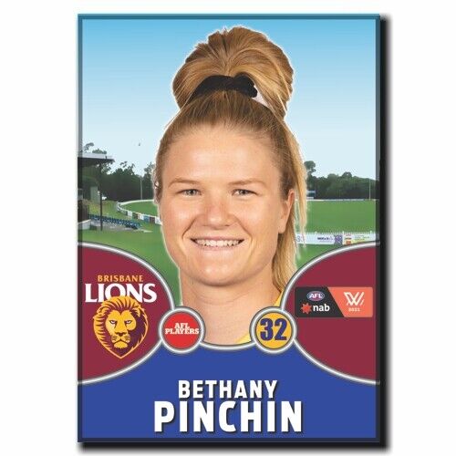 2021 AFLW Brisbane Player Magnet - PINCHIN, Bethany