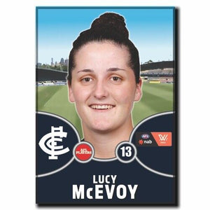 2021 AFLW Carlton Player Magnet - McEVOY, Lucy