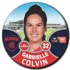 2021 AFLW Melbourne Player Badge - COLVIN, Gabrielle