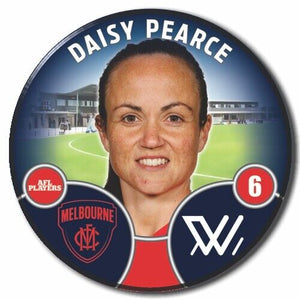 2022 AFLW Melbourne Player Badge - PEARCE, Daisy