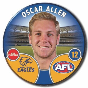 2022 AFL West Coast Eagles - ALLEN, Oscar