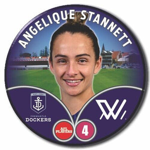2023 AFLW S7 Fremantle Player Badge - STANNETT, Angelique