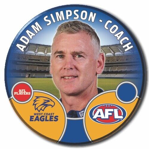 2022 AFL West Coast Eagles - SIMPSON, Adam - COACH