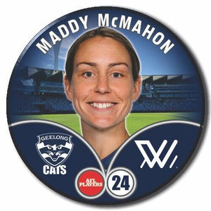 2023 AFLW S7 Geelong Player Badge - McMAHON, Maggie