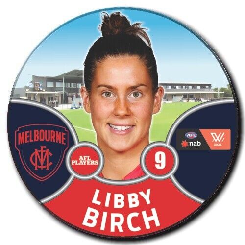 2021 AFLW Melbourne Player Badge - BIRCH, Libby