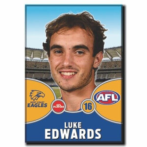 2021 AFL West Coast Eagles Player Magnet - EDWARDS, Luke