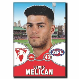 2021 AFL Sydney Swans Player Magnet - MELICAN, Lewis