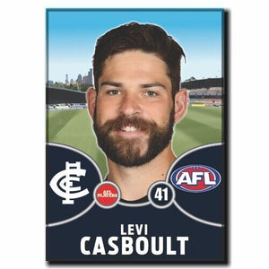 2021 AFL Carlton Player Magnet - CASBOULT, Levi