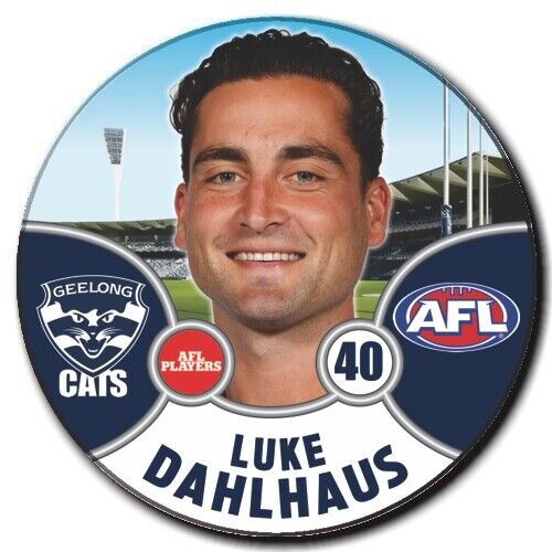 2021 AFL Geelong Player Badge - DAHLHAUS, Luke