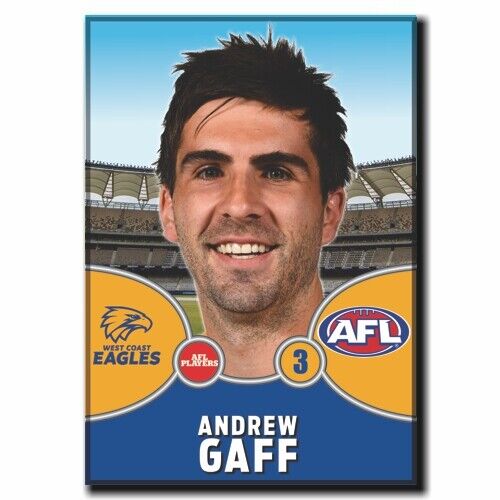 2021 AFL West Coast Eagles Player Magnet - GAFF, Andrew