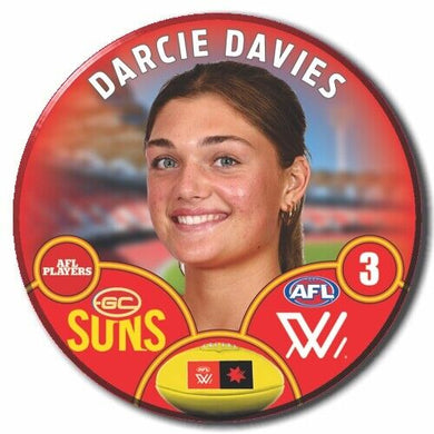 AFLW S8 Gold Coast Suns Football Club - DAVIES, Darcie