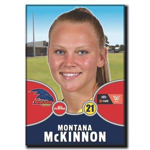 2021 AFLW Adelaide Player Magnet - McKINNON, Montana