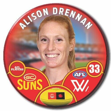 AFLW S8 Gold Coast Suns Football Club - DRENNAN, Alison