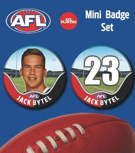 2021 AFL St Kilda Mini Player Badge Set - BYTEL, Jack