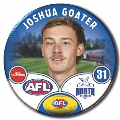 2024 AFL North Melbourne Football Club - GOATER, Joshua