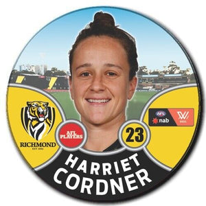 2021 AFLW Richmond Player Badge - CORDNER, Harriet