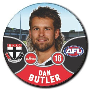 2021 AFL St Kilda Player Badge - BUTLER, Dan