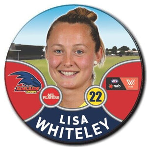 2021 AFLW Adelaide Player Badge - WHITELEY, Lisa