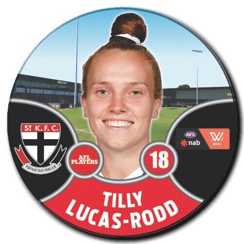 2021 AFLW St. Kilda Player Badge - LUCAS-RODD, Tilly