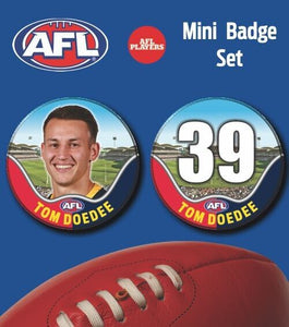 2021 AFL Adelaide Mini Player Badge Set - DOEDEE, Tom
