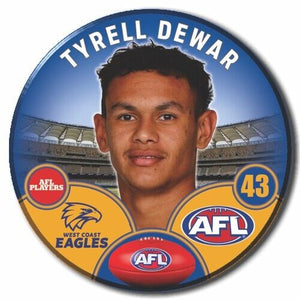2023 AFL West Coast Eagles Football Club - DEWAR, Tyrell
