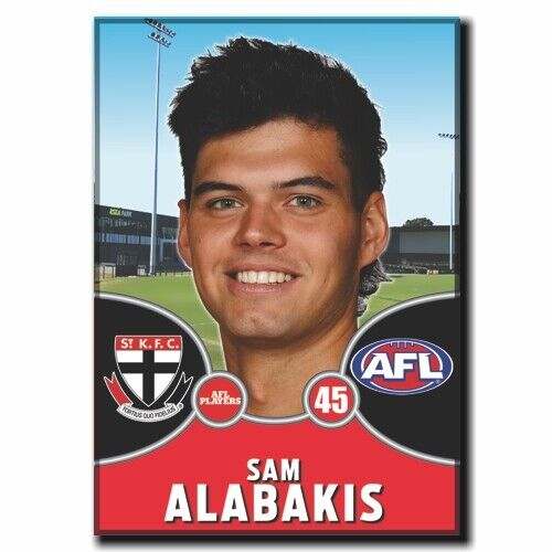 2021 AFL St Kilda Player Magnet - ALABAKIS, Sam