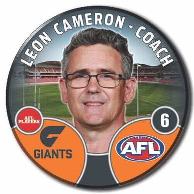 2022 AFL GWS Giants - CAMERON, Leon - COACH
