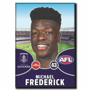 2021 AFL Fremantle Dockers Player Magnet - FREDERICK, Michael