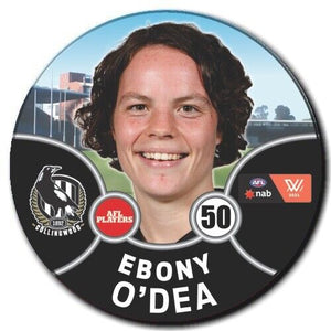 2021 AFLW Collingwood Player Badge - O'DEA, Ebony