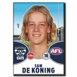 2021 AFL Geelong Player Magnet - DE KONING, Sam