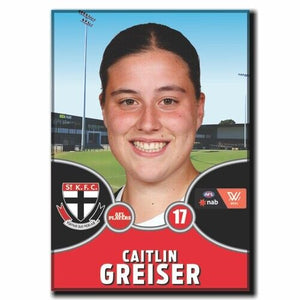 2021 AFLW St. Kilda Player Magnet - GREISER, Caitlin