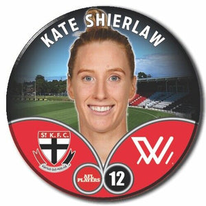 2023 AFLW S7 St Kilda Player Badge - SHIERLAW, Kate