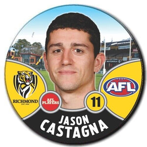 2021 AFL Richmond Player Badge - CASTAGNA, Jason