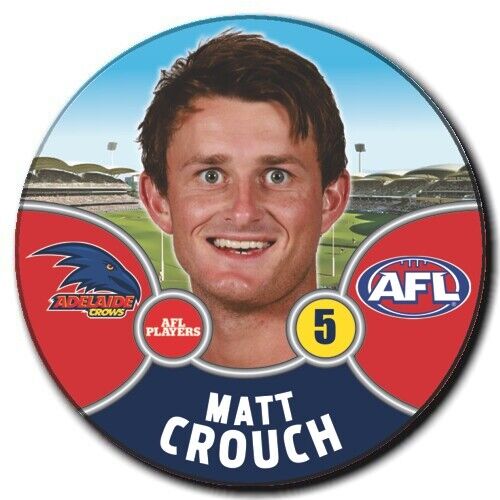 2021 AFL Adelaide Crows Player Badge - CROUCH, Matt
