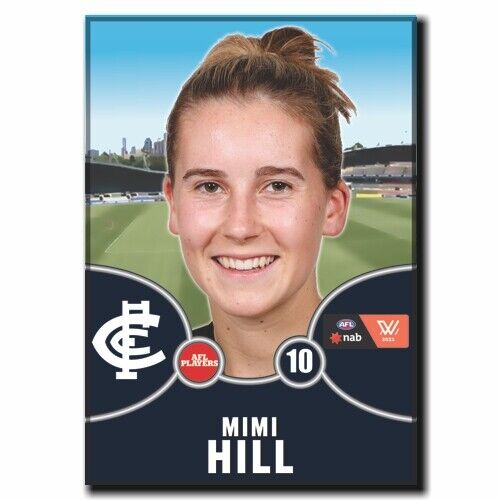 2021 AFLW Carlton Player Magnet - HILL, Mimi