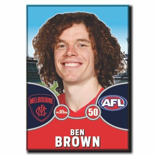 2021 AFL Melbourne Player Magnet - BROWN, Ben