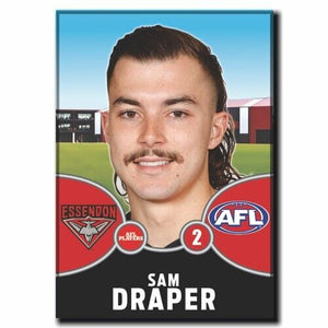 2021 AFL Essendon Bombers Player Magnet - DRAPER, Sam