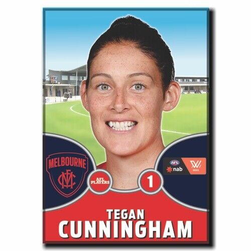 2021 AFLW Melbourne Player Magnet - CUNNINGHAM, Tegan