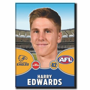 2021 AFL West Coast Eagles Player Magnet - EDWARDS, Harry