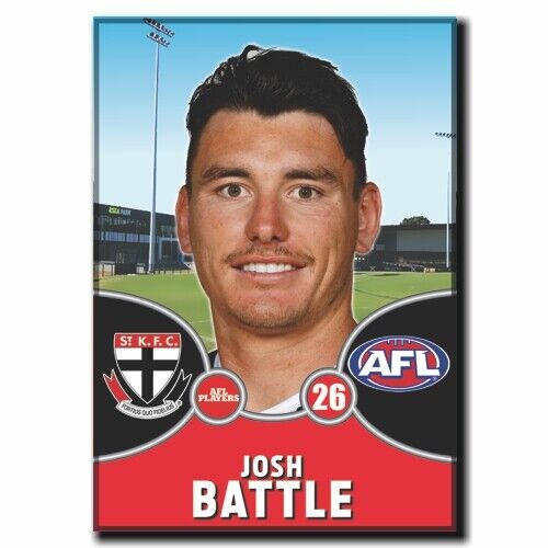 2021 AFL St Kilda Player Magnet - BATTLE, Josh